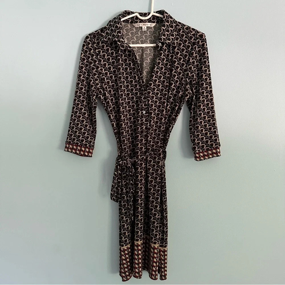 MAX STUDIO Dress tie waist‎ size small